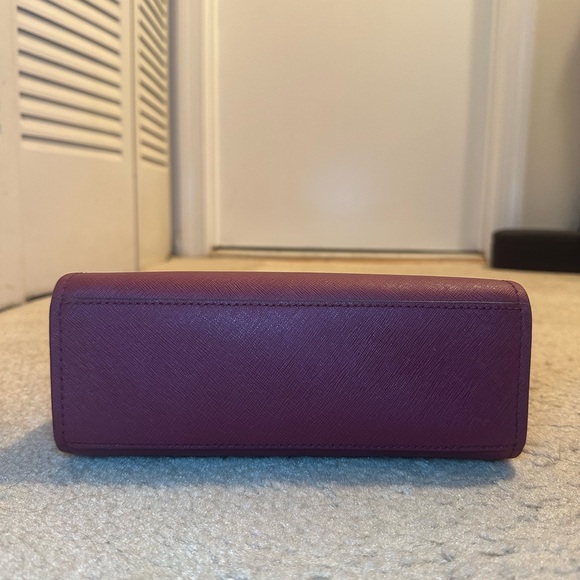 Michael Kors Sofia Small Satchel Leather Shoulder Bag Purse
Eggplant - Picture 7 of 8